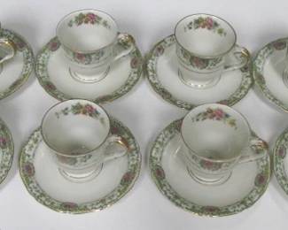 China 12 demitasse set