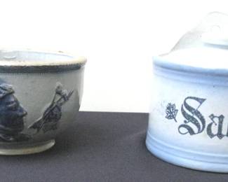 Blue and White Stoneware