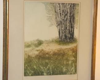 Den 4 Birches print