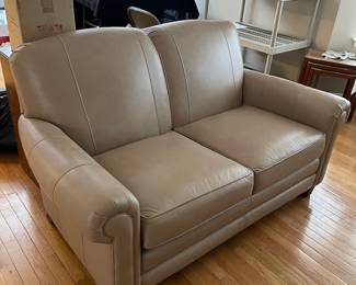 Leather Love seat available for purchase 