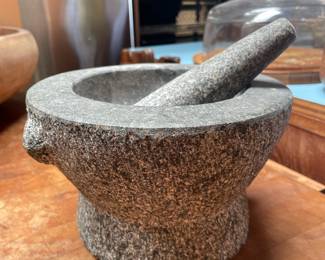 Granite Stone Mortar & Pestle 