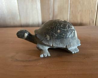 Carved Onyx Turtle Figurine