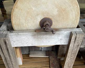 Treadle Stone Grinding Wheel