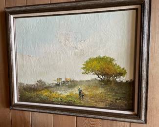 Framed Landscape Painting