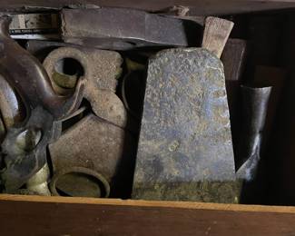 Assortment of Chisels, Planers, Hand Tools