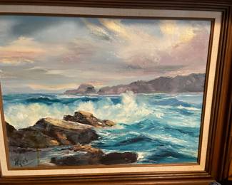 Coast Oil Painting by Kyos