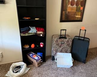 Luggage—- make offer
Bookcase-$15
Misc items— make offer