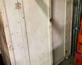 Primitive two door cabinet