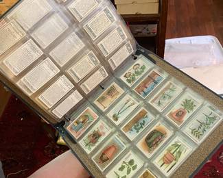 Cigarette card collection