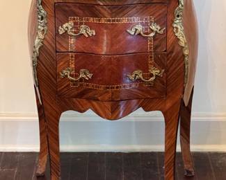 Antique Louis XV Style Marble Top End Table