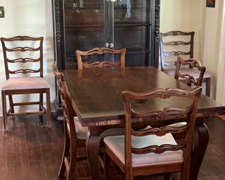 Dining Room Table and 6 Tell City Chair Set (Chairs can be Purchased Separately) 