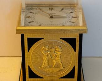 Vintage LcCoultre Egyptian Obelisk Clock