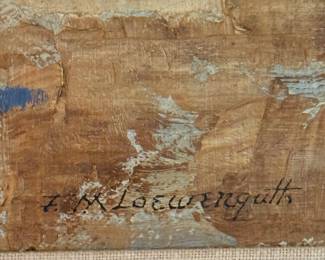 F.M. Loewenguth Painting (25" W X 21" H w/Frame)