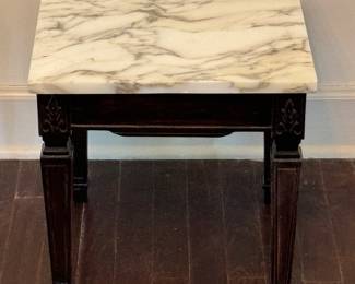 Victorian Marble Top Candlestick Table