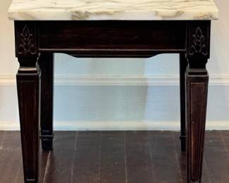 Victorian Marble Top Candlestick Table