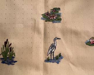 Valance w Beautiful Embroidery