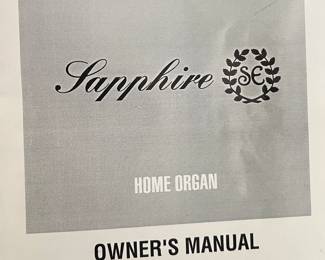 Sapphire Organ w Bench