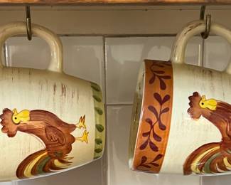 Rooster Mugs Set/2