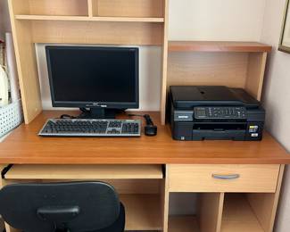 Computer Desk, Office Chair