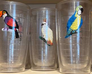 Plasticware -Parrots