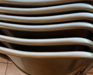 Round Card Table w 6 Chairs