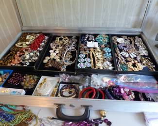 Lots of costume jewelry