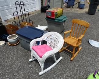 Little girls rocking chairs