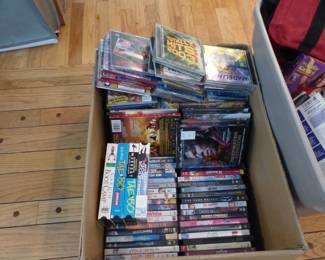 CD's, DVD's