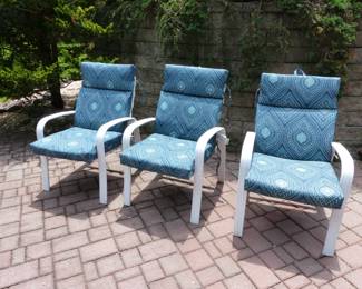 3 arm chairs
