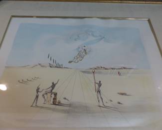 Salvador Dali pencil signed etching "Epreuve d' Artiste"