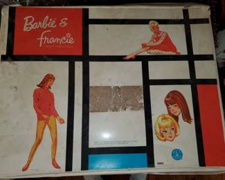 Barbie case and clothes