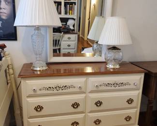 French Provincial dresser/mirror