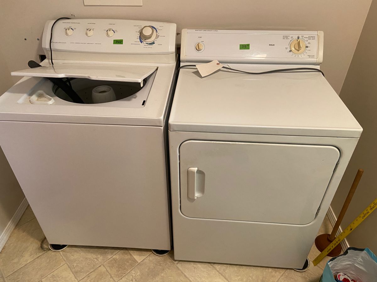 Frigidaire washer & RCA dryer