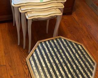 Hex table and nested set of side tables