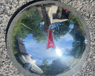 Set of 4 Pontiac dog dish hub caps
