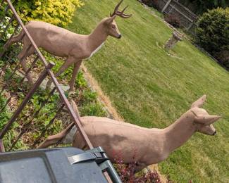 Extremely heavy, bring help!  3' 5" long, 4' 5" tall.  $65 ea.