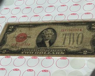 1926 $2 Red Seal Dollar