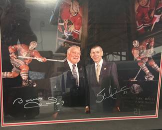 Bobby Hull / Stan Mikita autographed