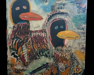 Original Oil on Canvas by REX OLSON