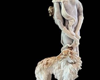 ARMANI Figurine "Lady with Borzois"