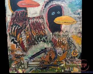 Original Oil on Canvas by REX OLSON