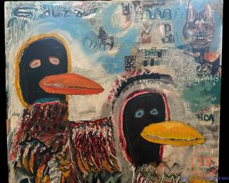 Original Oil on Canvas by REX OLSON