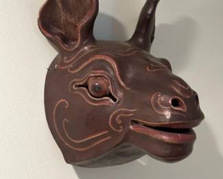 Hand Carved Tibetan Mahakala Ceremonial Masks