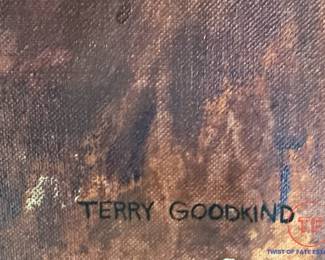 Original Oil on Canvas by TERRY GOODKIND (Author of SWORD OF TRUTH Series)