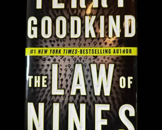 TERRY GOODKIND Signed First Edition “The Law of Nines”