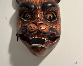 Hand Carved Tibetan Mahakala Ceremonial Masks