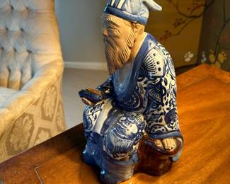 Antique Japanese Kutani Scholar Figurine