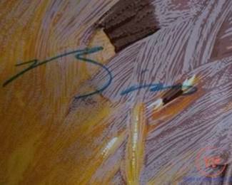 Earl Biss (1947-1998) "Land of the Free Home of the Brave" 1991 H.C. Edition Serigraph