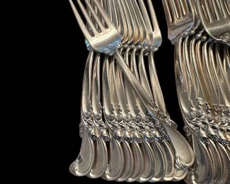 Wallace Sterling SILVER Waltz of Spring Flatware Set