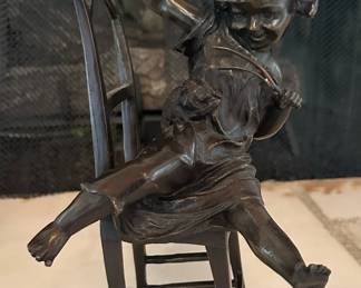 After A.J. SCOTTE Bronze Sculpture 